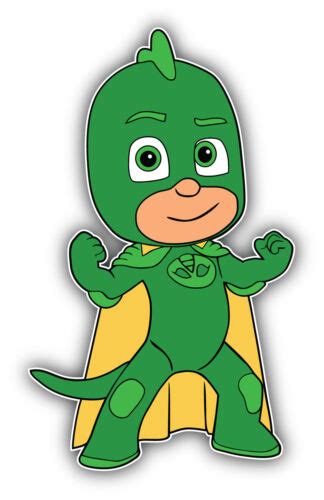 Pj Masks Cartoon Gekko Sticker Bumper Decal Sizes Ebay