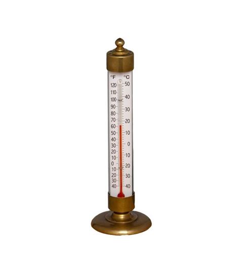 Weems And Plath T2 Vermont Tabletop Thermometer Brass