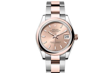 Rolex Datejust In Everose Rolesor Combination Of Oystersteel And