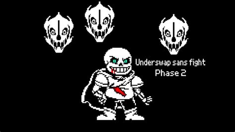 Underswap Sans Phase 2 Undertale Fangame Scratch YouTube