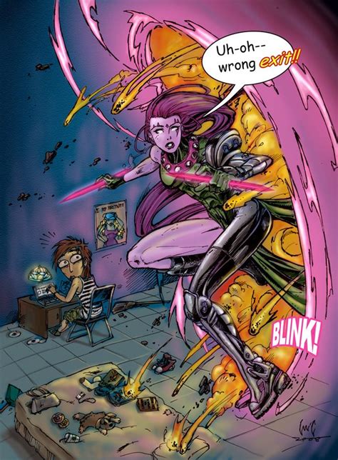 Blink from Age of Apocalypse | Xmen comics, Marvel comics art, Marvel ...