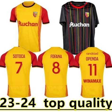 Maillot RC Lens 23 24 Soccer Jerseys Home Yellow Saint Barbe Special