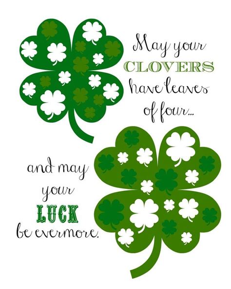 St Patrick S Day Printable Poem