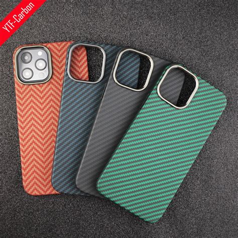 Ytf Carbon Colored Carbon Fiber Case For Iphone Pro Max Case Ultra