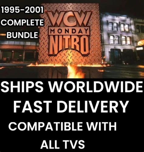 WCW Monday Nitro 1996-1999 the Complete Collection - Etsy