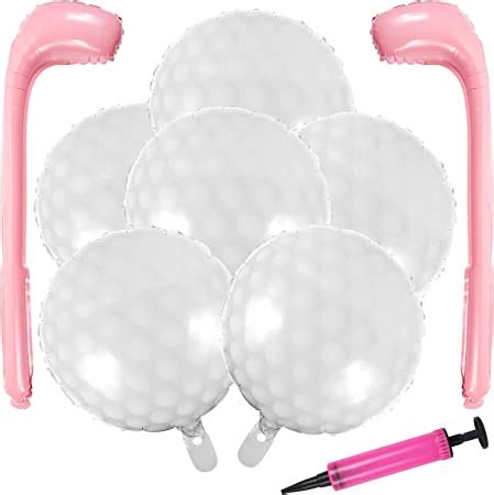 Amazon EVERMARKT 8 Pieces Golf Balloons Golf Ball Balloons Golf