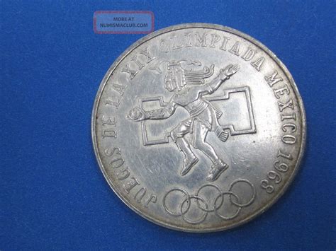 Mexico Pesos Juegos De La Xix Olimpiada Coin