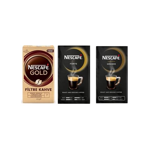 Nescafe Forte 500 gr Grande 500 gr Gold Filtre Kahve 250 Fiyatı