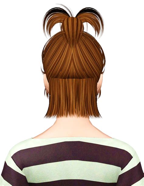 Butterfly 081 Hairstyle Retextured By Pocket Sims 3 Hairs