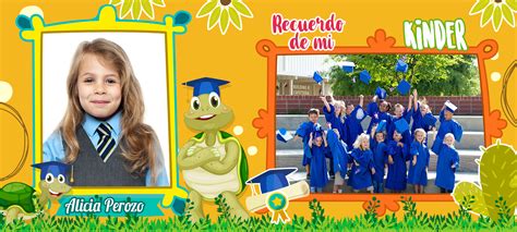 ¿buscas Diseños Para Recuerdo De Egresados De Kinder Motivo Tortuga