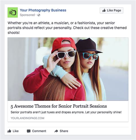 5 Sample Photography Facebook Ads You Can Use Right Away Blog