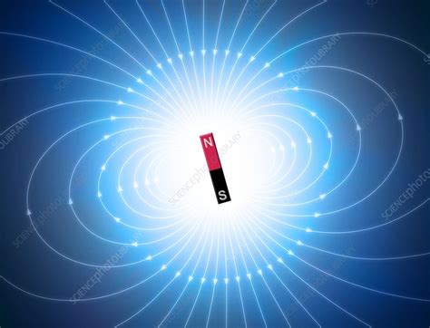 Dipole Magnetic Field Illustration Stock Image C006 8184 Science