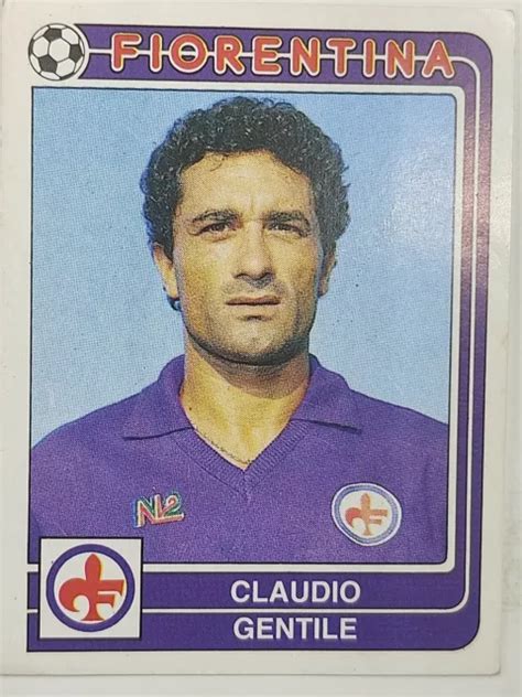 Figurina Calciatori Panini Fiorentina Gentile N Nuova Con