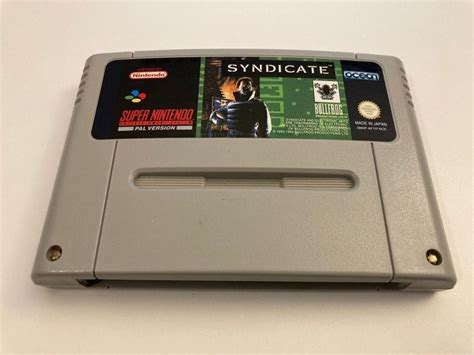 Super Nintendo Snes Spiel Syndicate Kaufen Auf Ricardo