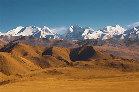 Mountainous Terrain Himalayas Border Nepal Tibet Photograph by Pius Lee ...