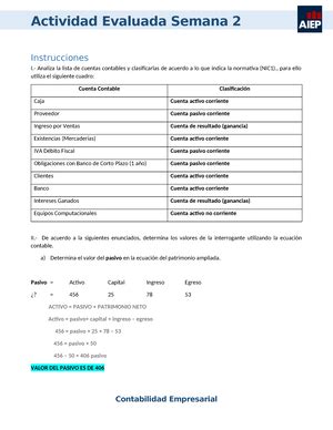 S Contenido Contb Introducci N A La Contabilidad Semana