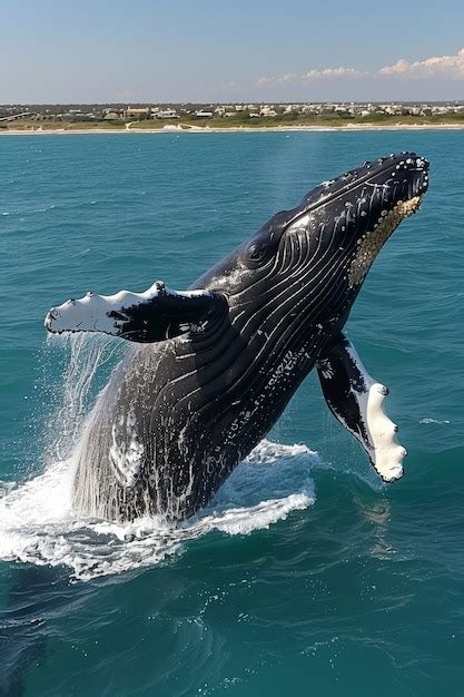 Una bellissima balena che attraversa l'oceano | Foto Gratis
