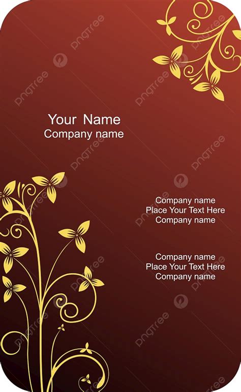 Illustration Of Template Card Company Label With Name Banner Template ...