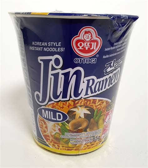 Ramen Ottogi Jin Instant Noodles Cup Mild 65g 진라면 순한맛 Kj Market