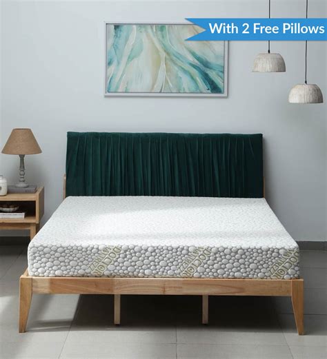 Buy Spintech Orthopedic 6 Inch Memory Foam Queen Size Mattress With 2