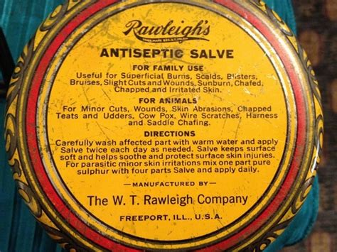 Medicine Tin Rawleigh S Antiseptic Salve For Man By Gottahaveheart