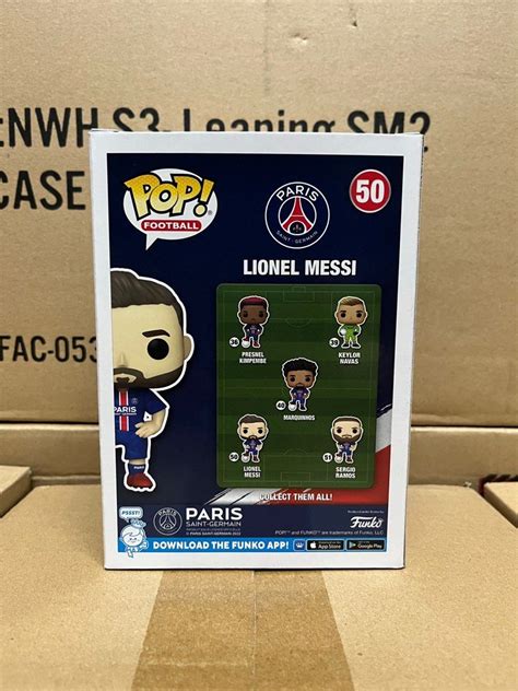 Funko Pop Lionel Messi Football PSG Paris Saint Germain Hobbies Toys