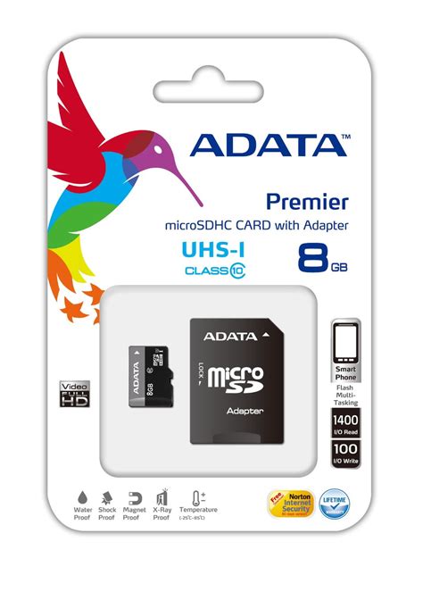 Memoria Microsdhc Gb Adata Uhs I Clase Con Adaptador Sp Digital