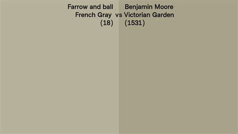 Farrow And Ball French Gray Vs Benjamin Moore Victorian Garden