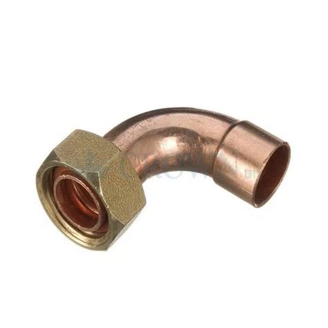 Buy Copper Bent Tap Connector End Feed 22mm X 34 Inch From Crown Diy