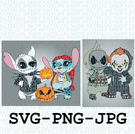 Jack Skellington Svg Stitch Skellington Png Stitch Jack Scrump Halloween Jack And It Svg Png