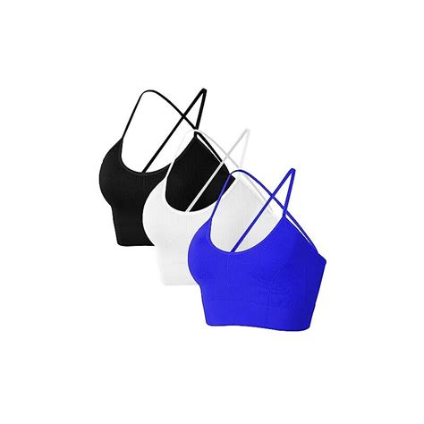 Nibesser Reggiseno Sportivo Donna Schiena Scoperta Reggiseno A Fascia