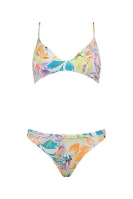 Roxy Story 5 Triangle A C Cup Damen Bikini in weiß blau kaufen