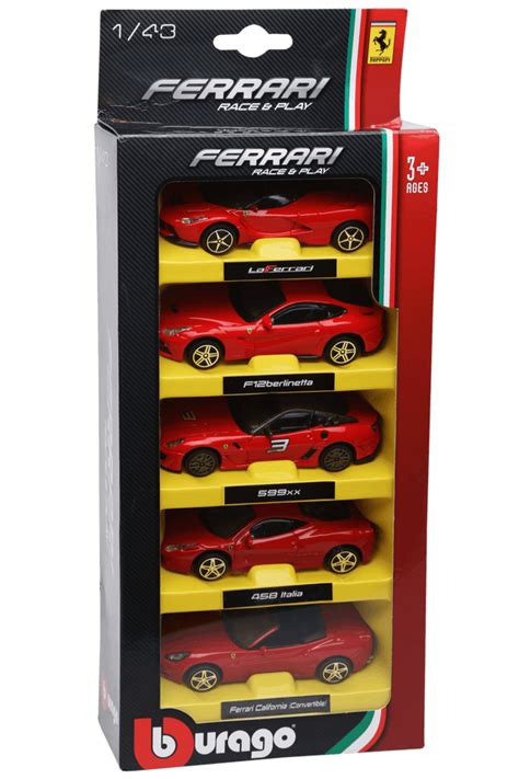 Buy MAISTO Boys Die-cast Ferrari Model Race Cars Set of 5 | Shoppers Stop