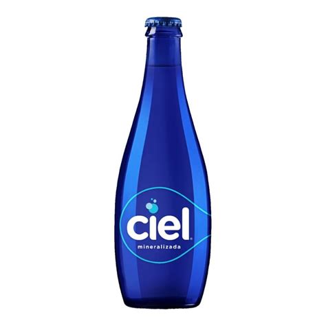 Agua Mineralizada Ciel Botella De Vidrio 355 Ml Walmart