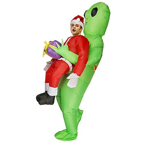 KOOY Inflatable Santa Alien Costume Inflatable Halloween Party Costumes