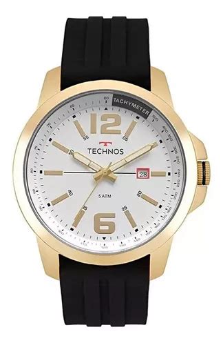 Reloj Pulsera Technos Racer 2115MRO 8P De Cuerpo Color Dorado Para