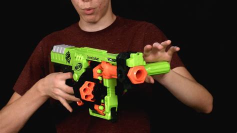 Nerf Zombie Strike Doominator Review And Shooting Youtube