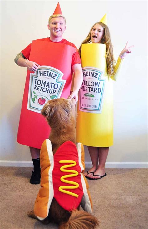 Ketchup, Mustard, Hotdog DIY Halloween Costumes | Halloween costumes ...