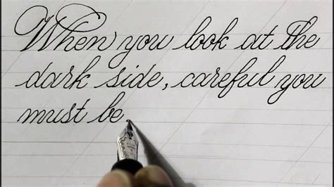 Cursive Writing Cursive Handwriting Practice Youtube