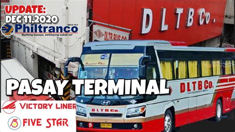 DLTB BUS PASAY TERMINAL PASAY BUS TERMINAL UPDATE 2020 ROMEL CATALAN