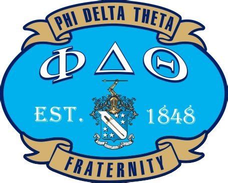 Phi Delta Theta Banner Crest - Shield Decal SALE $6.95. - Greek Gear®