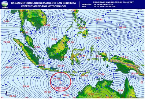 BMKG Deteksi Potensi Bibit Siklon Tropis Di Samudra Hindia Selatan