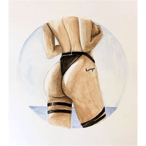Watercolor Nude Etsy