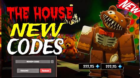 New All Working Codes For The House Td In January Roblox The