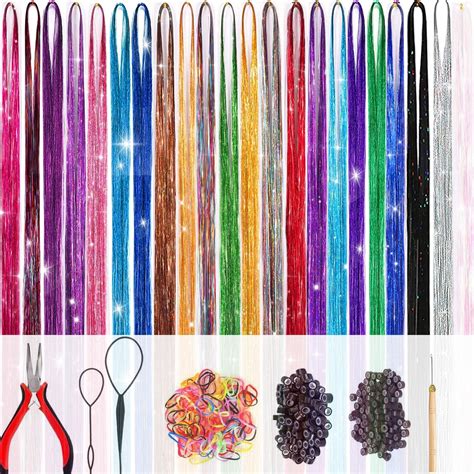 Amazon Grennmauler Hair Tinsel Kit Inch Colors