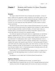 Genetics Ch Solutions Chapter Chapter Anatomy And Function