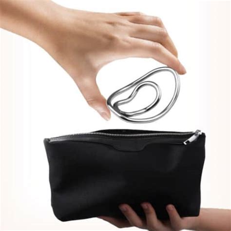 Sissy Steel Vagina Fufu Clip With Strap Cute Sissy