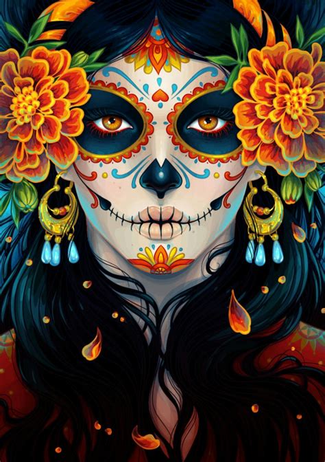 Pin en Dia de los Muertos | Dia de muertos imagenes, Maquillaje sugar ...