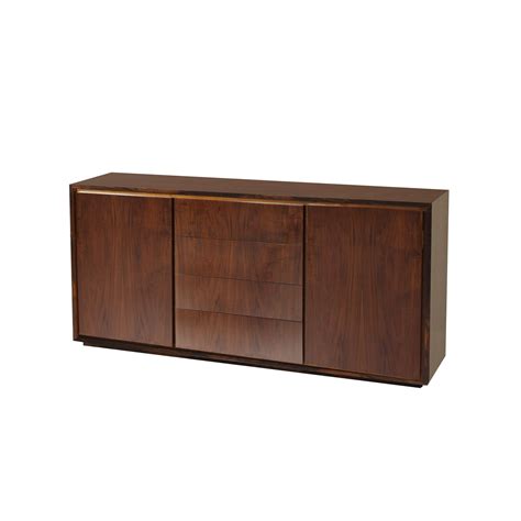 Buffet Contemporain KENYA ACANTO En Placage De Bois Avec Tiroirs