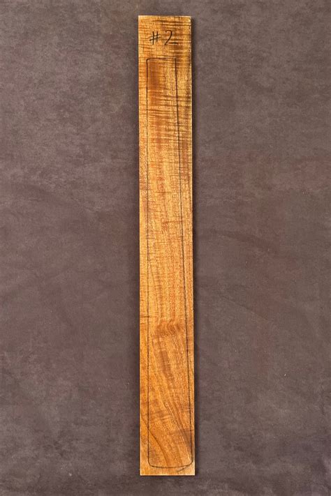 Fiddleback Blackwood Bass Fingerboard 3 Australian Guitar Timbers